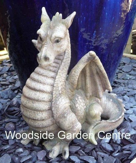 Resin Dragon Garden Ornament Fantasy Mystical Woodside Garden Centre
