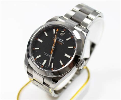 Die marke rolex begeistert seit 1905 uhrenliebhaber auf der ganzen welt. Rolex Milgauss Oyster Perpetual Uhr Herren Stahlarmband ...