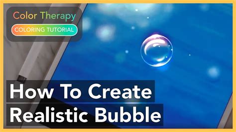 They say you can build a mobile app in 60 minutes. Coloring Tutorial: How to Color a Realistic Bubble with ...