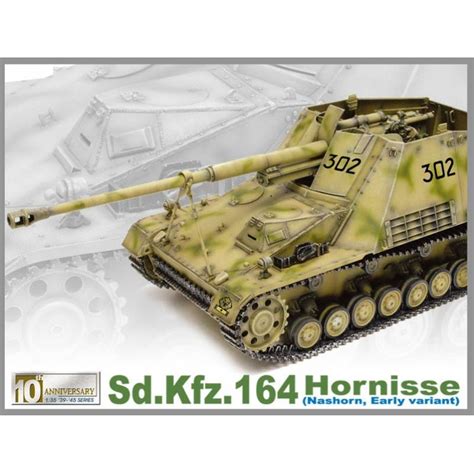 Sd Kfz 164 HORNISSE Nashorn Early Version DRAGON DML 6165 1 35ème
