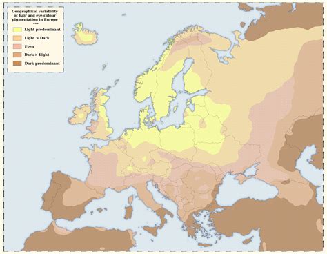 Hair Color Map Of Europe Stepstobecomeafashiondesigner