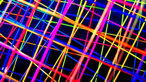 Perfect screen background display for desktop, iphone, pc. Colorful lines - Abstract 3D wallpaper