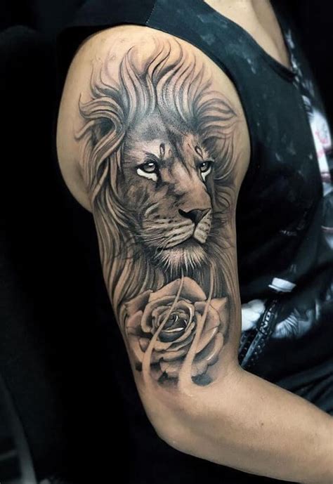 7 Shoulder Half Sleeve Lion Tattoo Lates Tattoo Bantuanbpjs