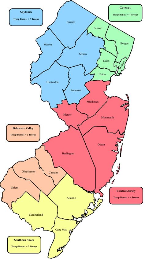 New Jersey Map Free Png Png Play