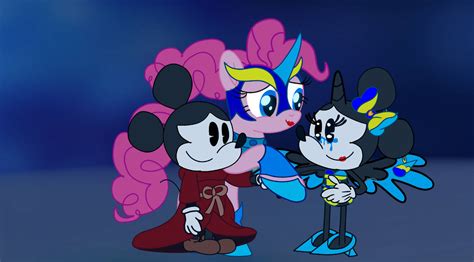 Mickey Mouse Saved Pinkie Pie And Minnie Mouse By Fanvideogames On