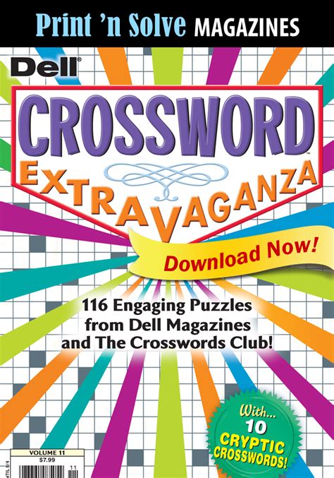 Crosswords Print N Solve Penny Dell Puzzles