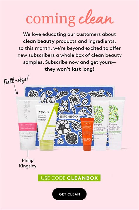 birchbox coupon start your first box with clean beauty box hello subscription