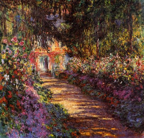 Pathway In Monets Garden At Giverny 1901 1902 Claude Monet