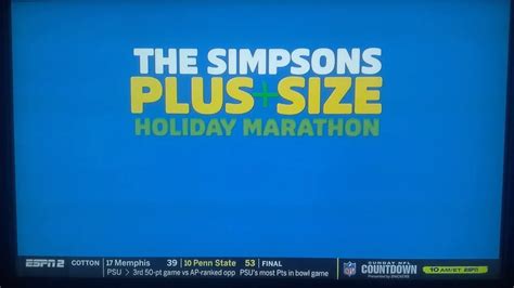 The Simpsons Plus Size Marathon On Fxx Promo 2019 Youtube