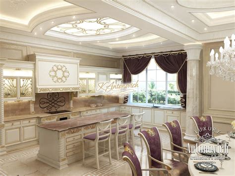 10 unique small kitchen design ideas. Kitchen in Classical Style UAE