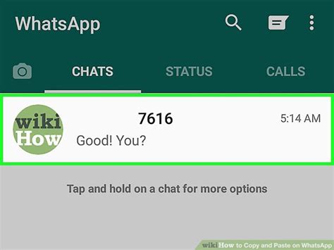 This will help you when you need to copy any whatsapp status that catch your fancy. How to Copy and Paste on Whatsapp: 15 Steps (with Pictures)
