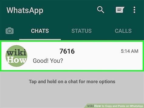 Sep 29, 2020 · go to the place where you want to paste the copied text. How to Copy and Paste on Whatsapp: 15 Steps (with Pictures)