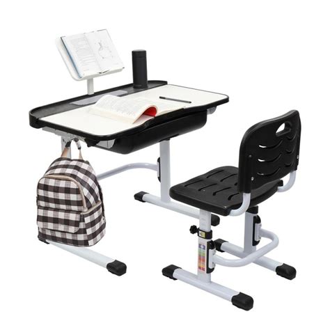 Zimtown Kids Desk And Chair Set Height Adjustable Student Study Desk