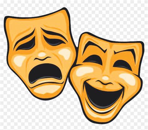 Dinner Theatre Clipart Theatre Masks Comedy Tragedy Free