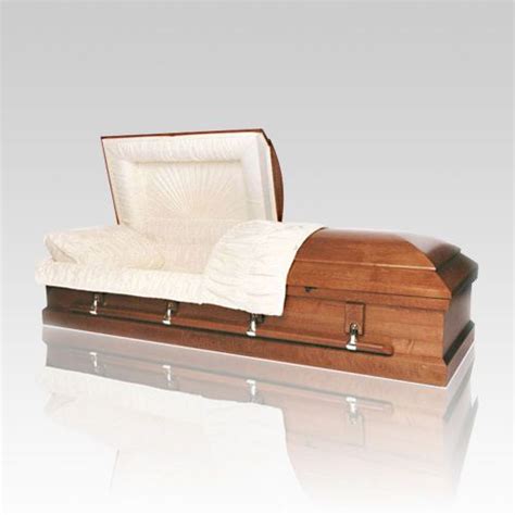 The Portsmouth Wood Caskets Are Made From Solid Hardwood In A Richly