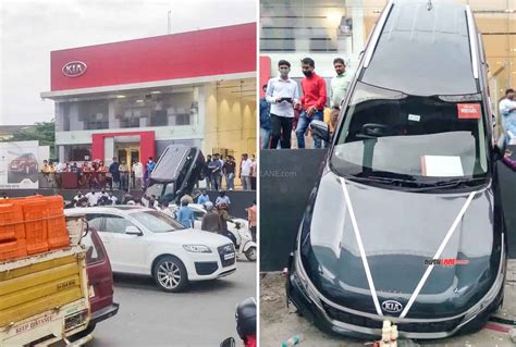 Specialize in diesel, fuel efficiency and fuel efficiency. Kia Seltos Crashes Out Of Dealer Showroom - Nosedives On ...