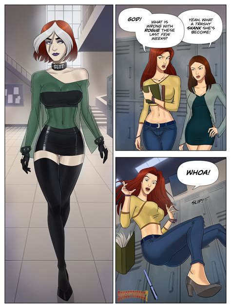 Post Comic Jean Grey Marvel Rogue Rogue Lust Powerslave