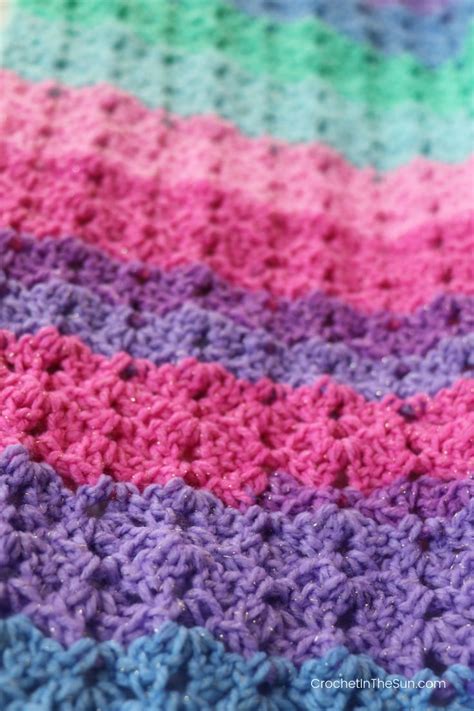Crochet Blanket Pattern Free And Easy Used Lion Brand Mandala