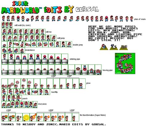 Custom Super Mario World Sprites Audiostorm