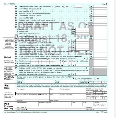 Apr 16, 2021 · irs form 1040 is a tax return used by individual filers. Tax News: IRS Releases Draft 2020 Form 1040