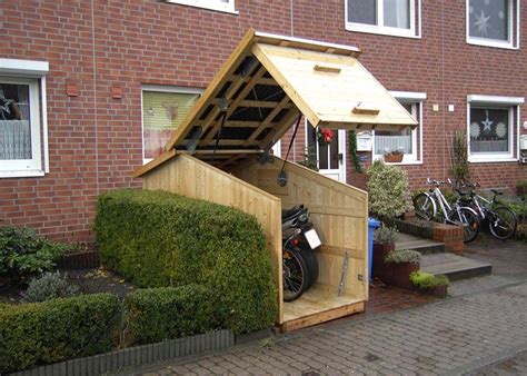 The coolest modern motorcycle shed ever design milk bike shed design. Produkt ZG-F | Bike storage garage, Motorbike shed, Bike ...
