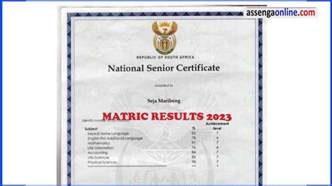 Matric Results 20232024 Matric Results 2023 Online Check Here