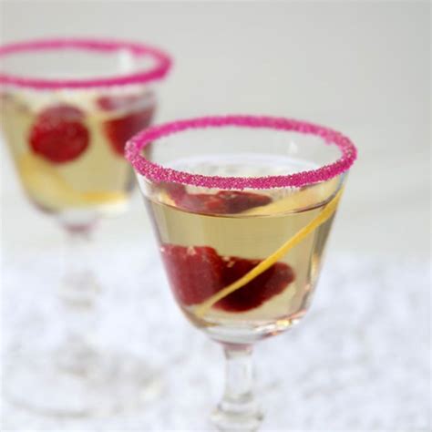 Raspberry Pink Cocktail Rim Sugar Food Dessert Calories Raspberry Cocktail