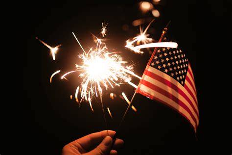 Planning a fourth of july party? Fireworks and American Flag on 4th of July image - Free stock photo - Public Domain photo - CC0 ...