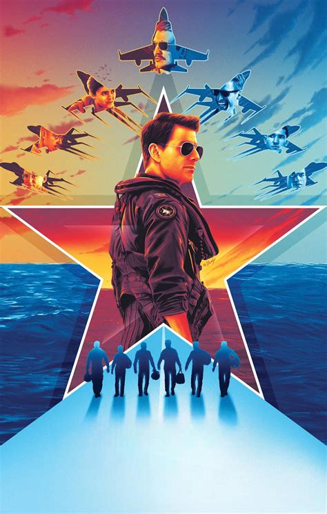 Download Top Gun Maverick Digital Poster Wallpaper