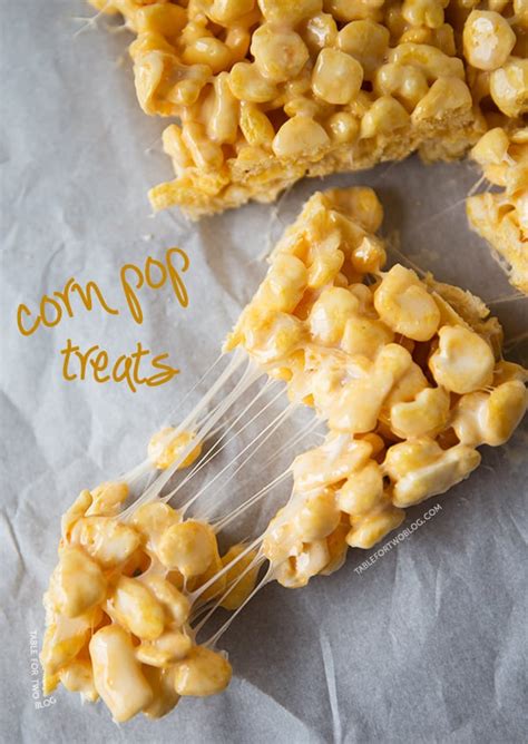 Corn Pop Treats Table For Two By Julie Chiou