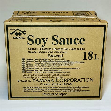 Yamasa Soy Sauce 18l Box Au