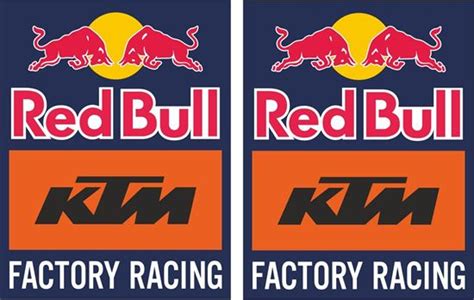 Zen Graphics Ktm Red Bull Factory Racing Decals Stickers