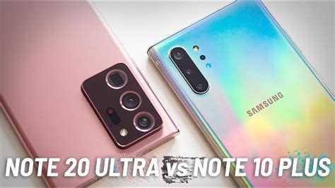 Samsung Galaxy Note 20 Ultra Vs Note 10 Youtube