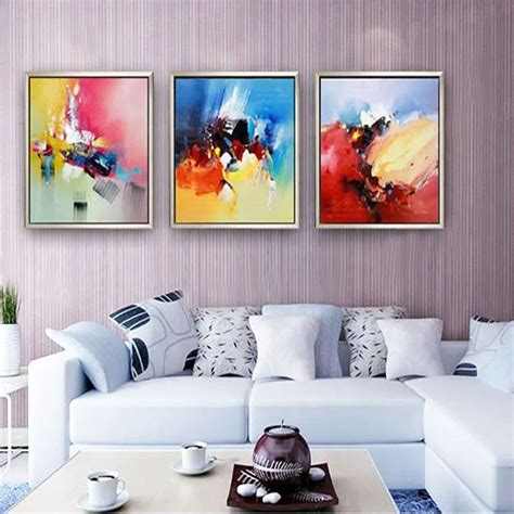 Modern Handmade Oil Painting Wall Art Living Room Wall Decor Abstract