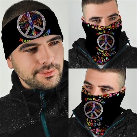 Omg Please Make It Stop 2020 Hippie Bandana Mask Homewix