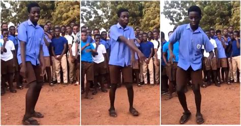 Presec Legon Boy From Senior High School Shows Off Dance Moves Video