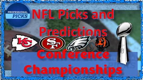 Nfl Playoff Predictions 2023 Afc And Nfc Championship Picks And Bets