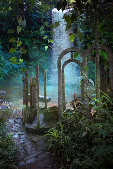 Fantasy Archway In Jungle Background By Stephani Elizabeth On 500px