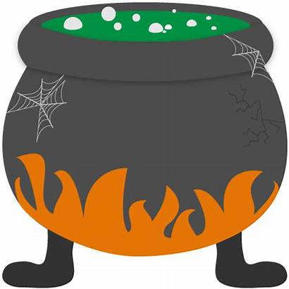 Cauldron Halloween Bubbling Icon Clipart Icons Clip