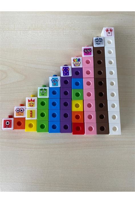 Zk Toys Numberblocks 1 2 3 4 5 6 7 8 9 10 Lego Küp Number Blocks Fiyatı