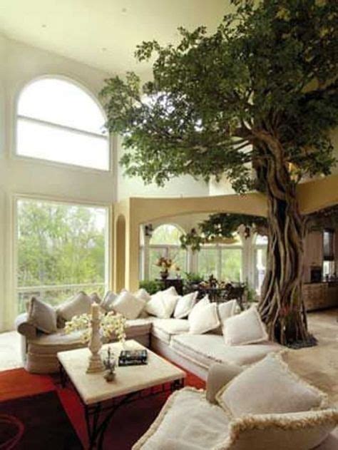 Amazing Artistic Tree Inside House Interior Design 14 Indoor Trees