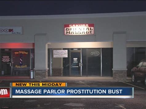 Police Raid Massage Parlor For Prostitution