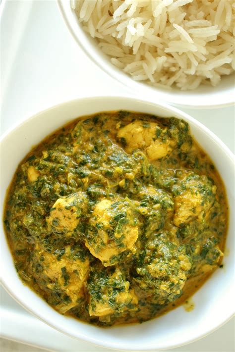 Chicken Saag Indian Chicken And Spinach Curry Mission Food Adventure