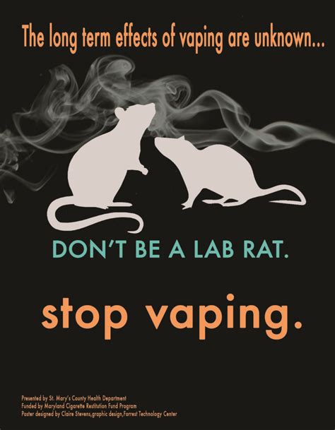 Vape Poster 3 St Marys County Health Department