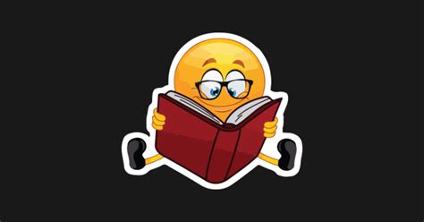 Nerdy Reading Emoji Funny T Shirt Cute Book Lover T Nerdy Reading