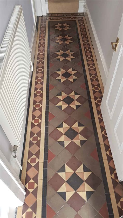 Renovating Victorian Hallway Tiles In Doncaster Tile Cleaners Tile