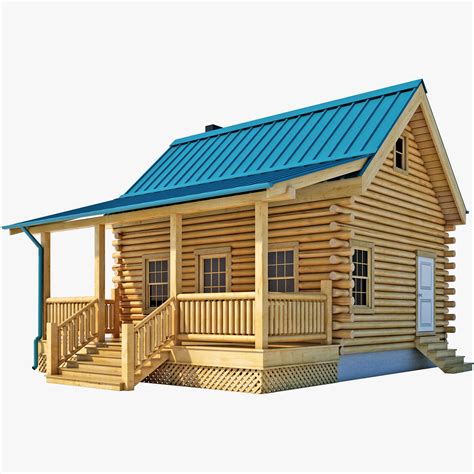 Feet to help you meet your design requirements and budget. Log Cabin House 3d model by 3d_molier: 3d_molier 3d models