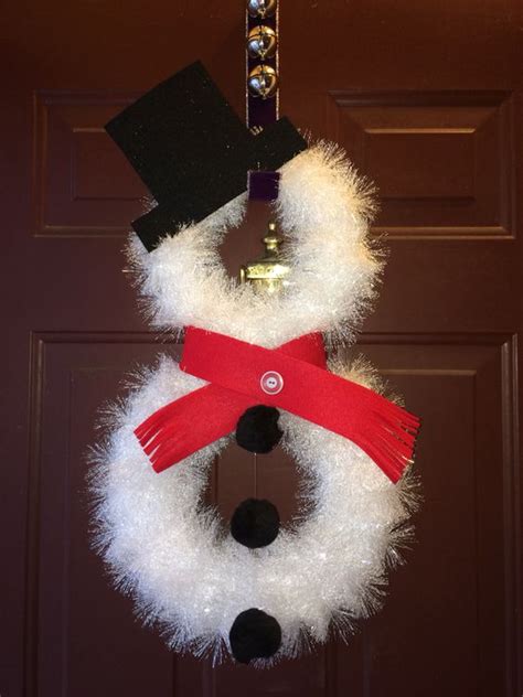 26 Diy Tutorials And Ideas To Make A Snowman Wreath Guide Patterns