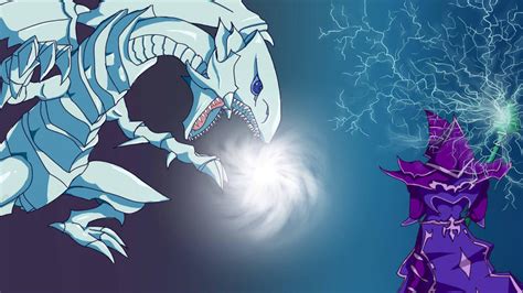 Blue Eyes White Dragon Vs Dark Magician By Anthonydraws On Deviantart