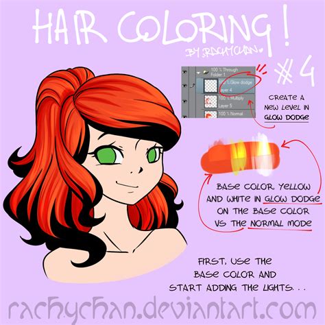 Digital Hair Coloring Tutorial Program Clip Rachel B